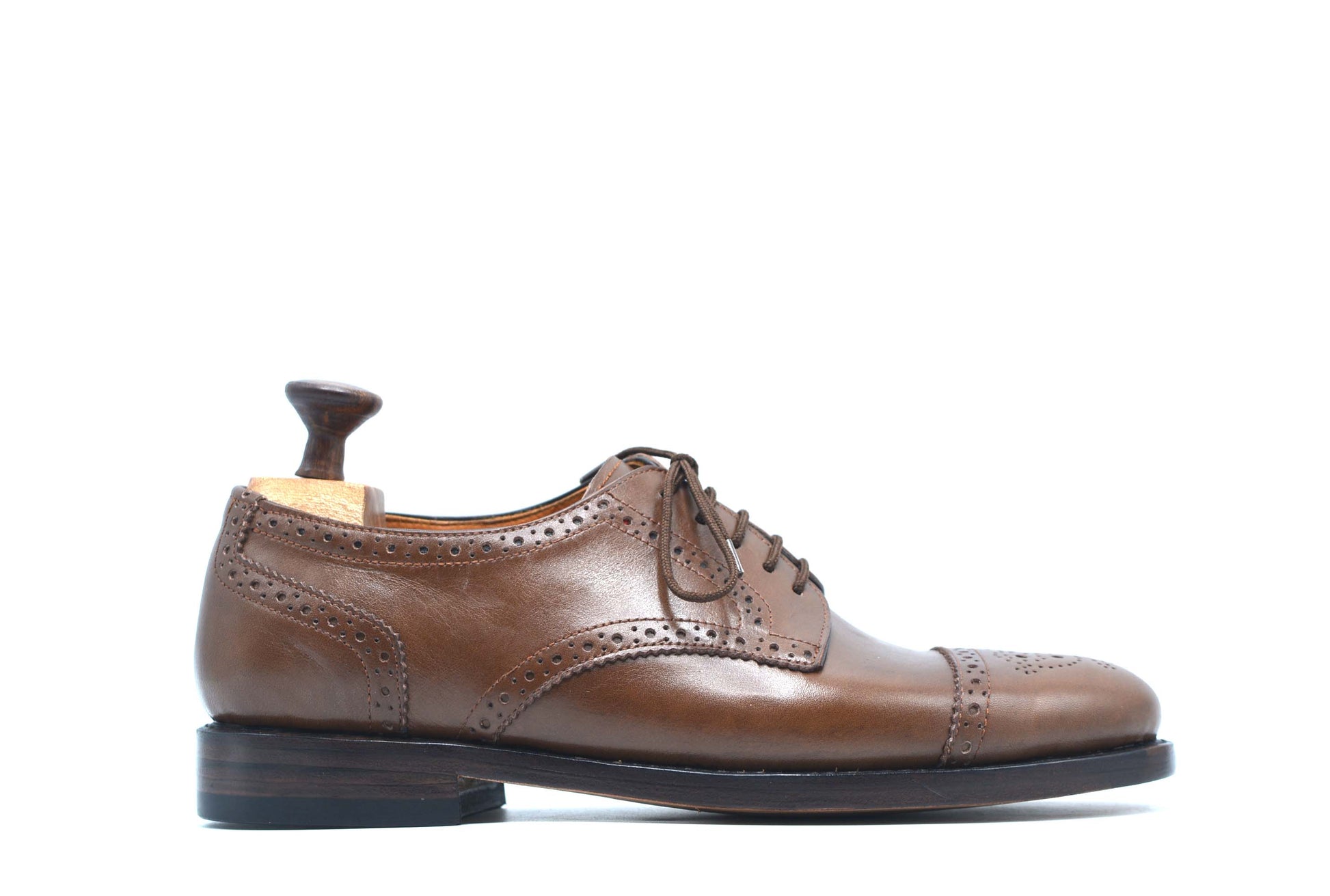 Derby Oxford Cap Toe Shoes