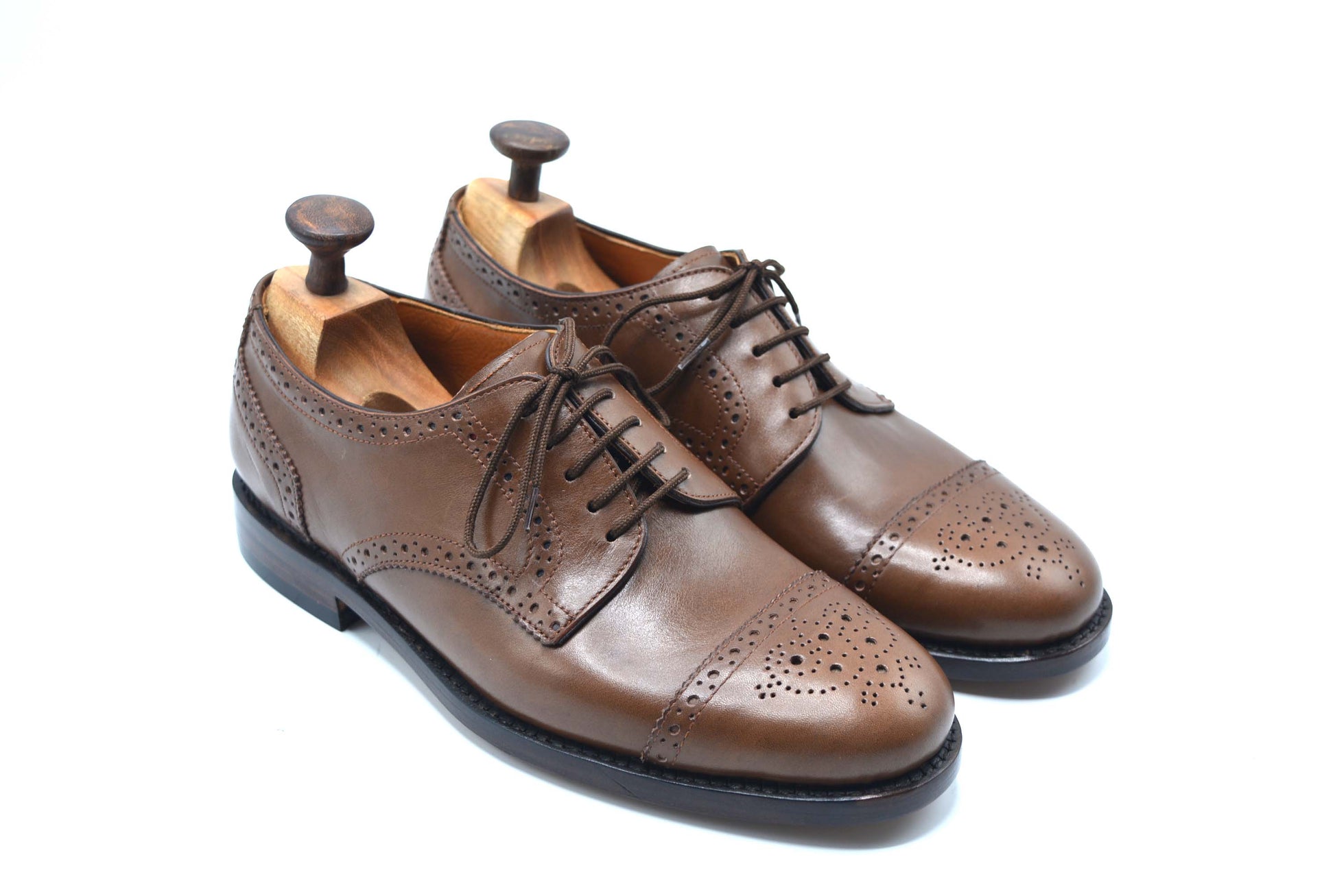 Derby Oxford Cap Toe Shoes