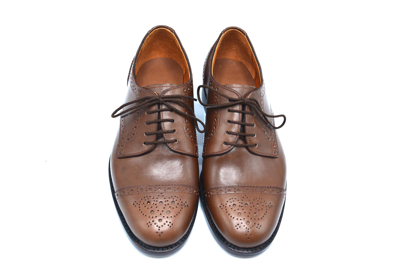 Derby Oxford Cap Toe Shoes