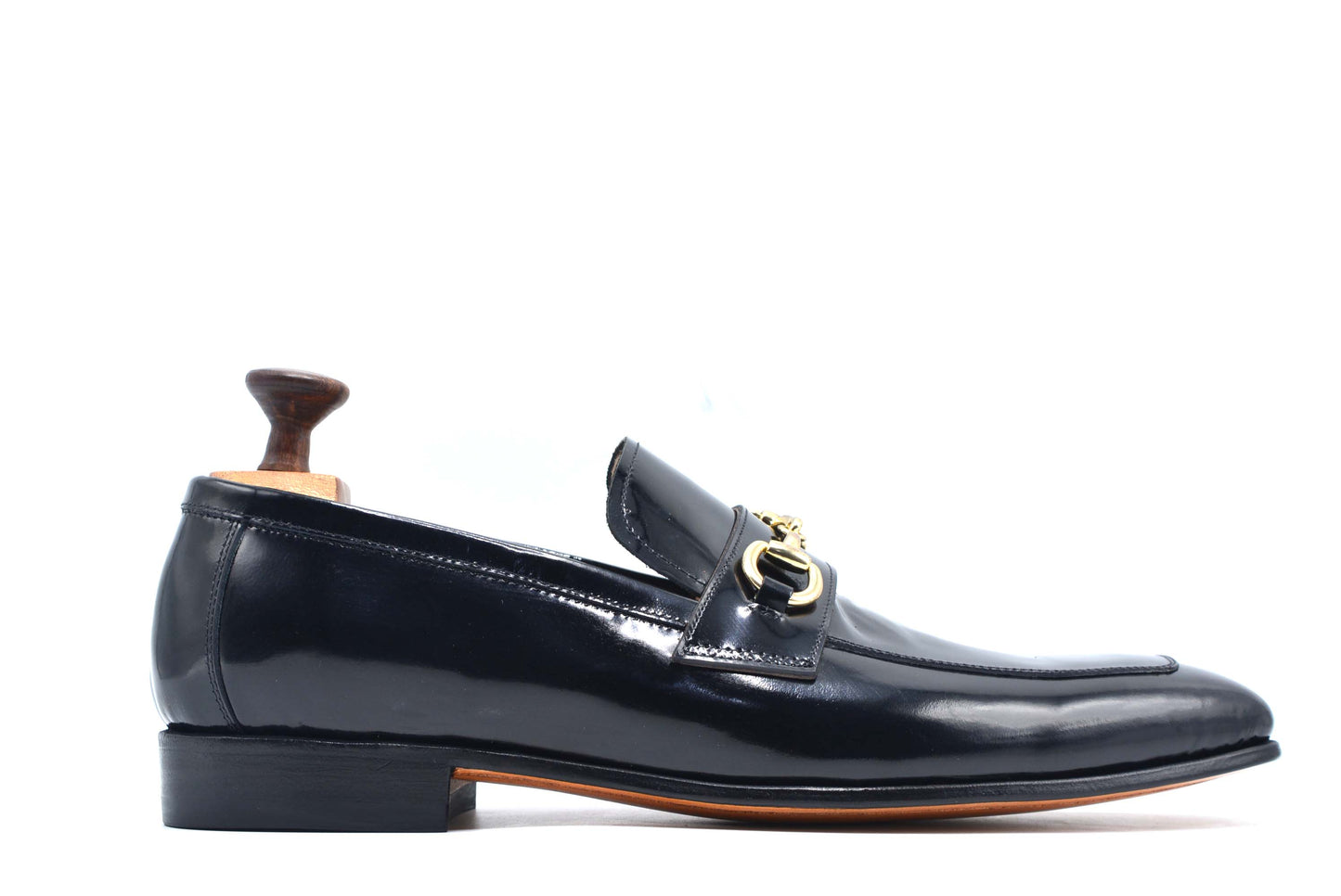 Patent Black Loafer Shoes