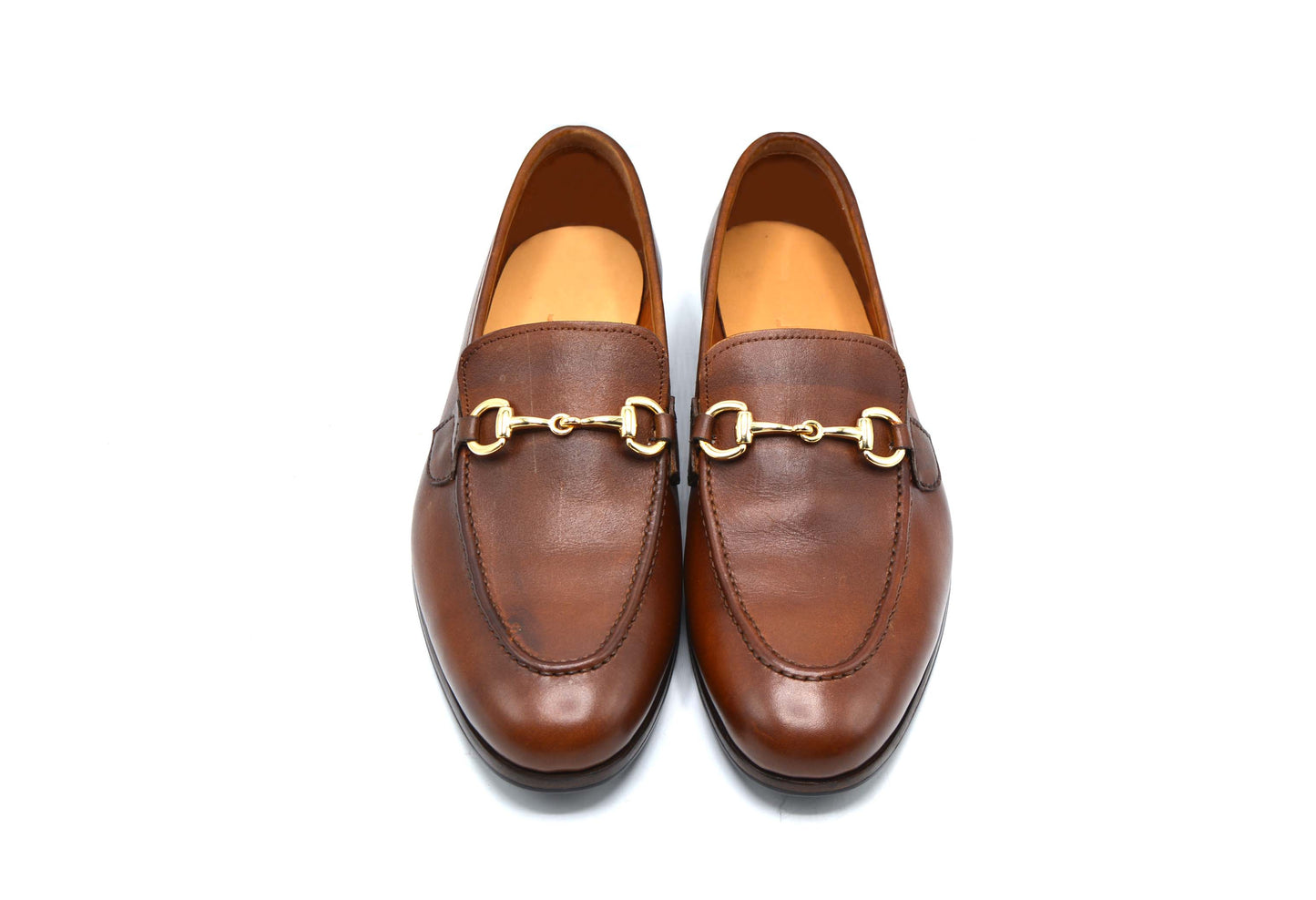 Brown Penny Loafer Shoes For Men