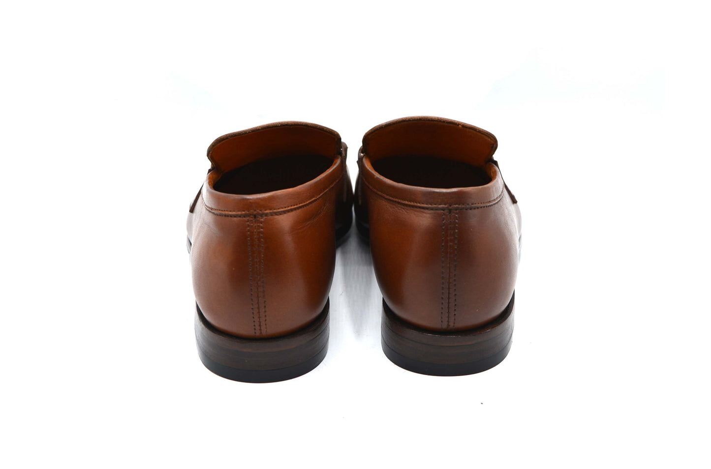 Brown Penny Loafer Shoes For Men