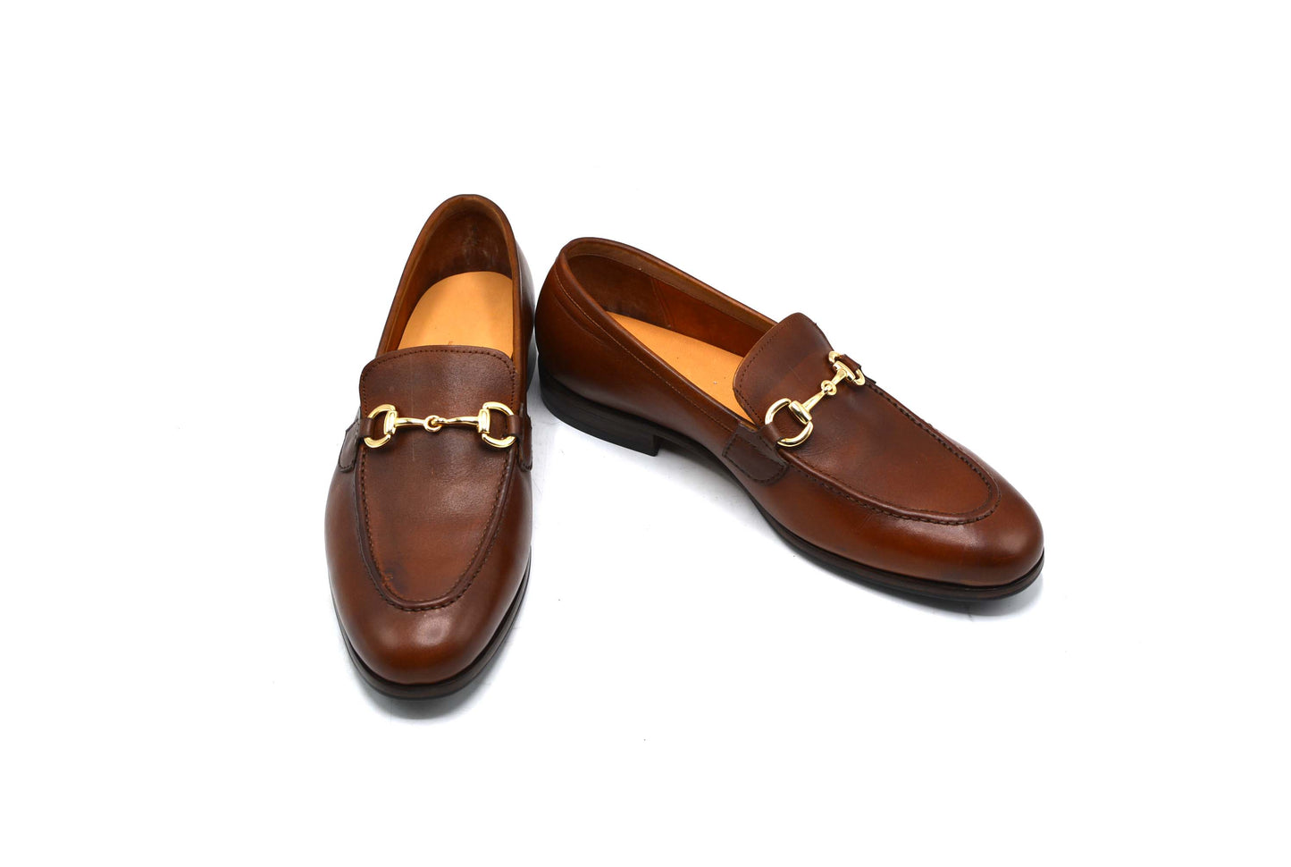 Brown Penny Loafer Shoes For Men