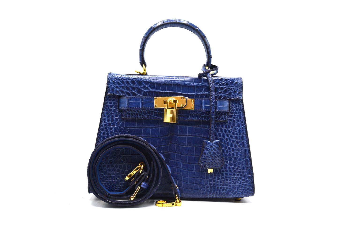 Crocodile Leather Kelly Bag