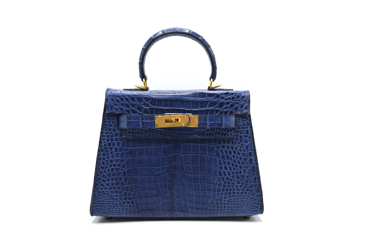 Crocodile Leather Kelly Bag