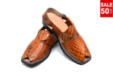 Snake Leather Peshawari Chappal