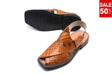 Snake Leather Peshawari Chappal