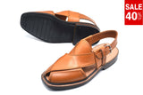 Classic Mustard Brown Peshawari Chappals