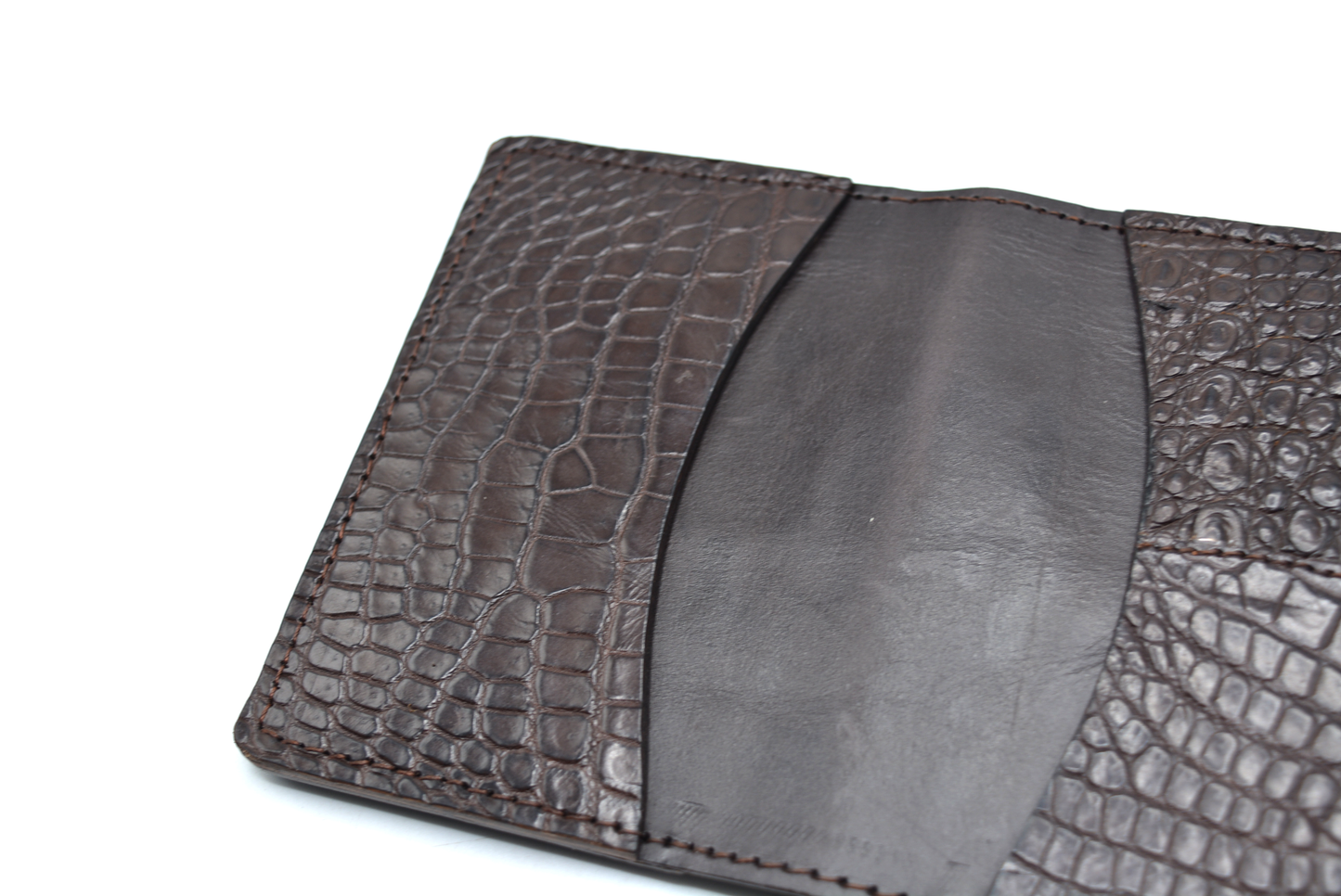 Crocodile Leather Card Holder